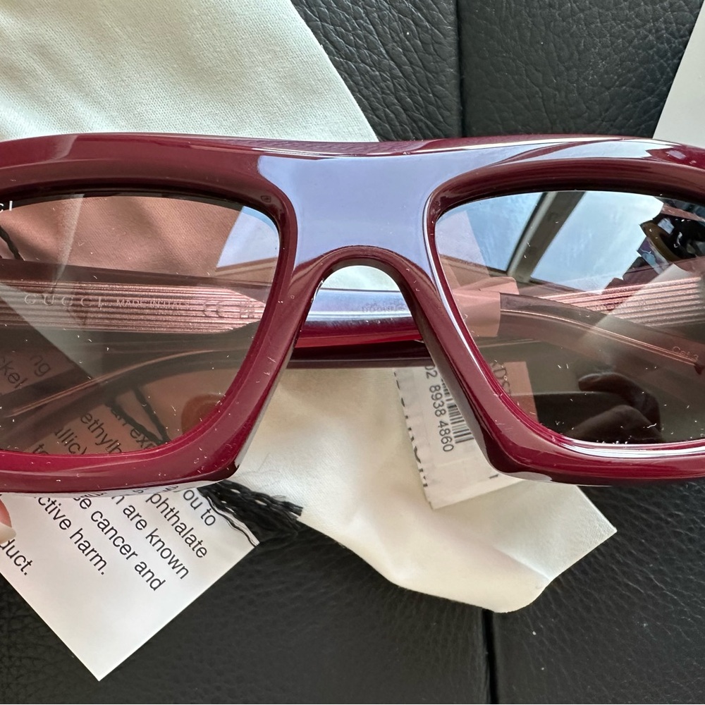 Strom Burgundy Sunglasses